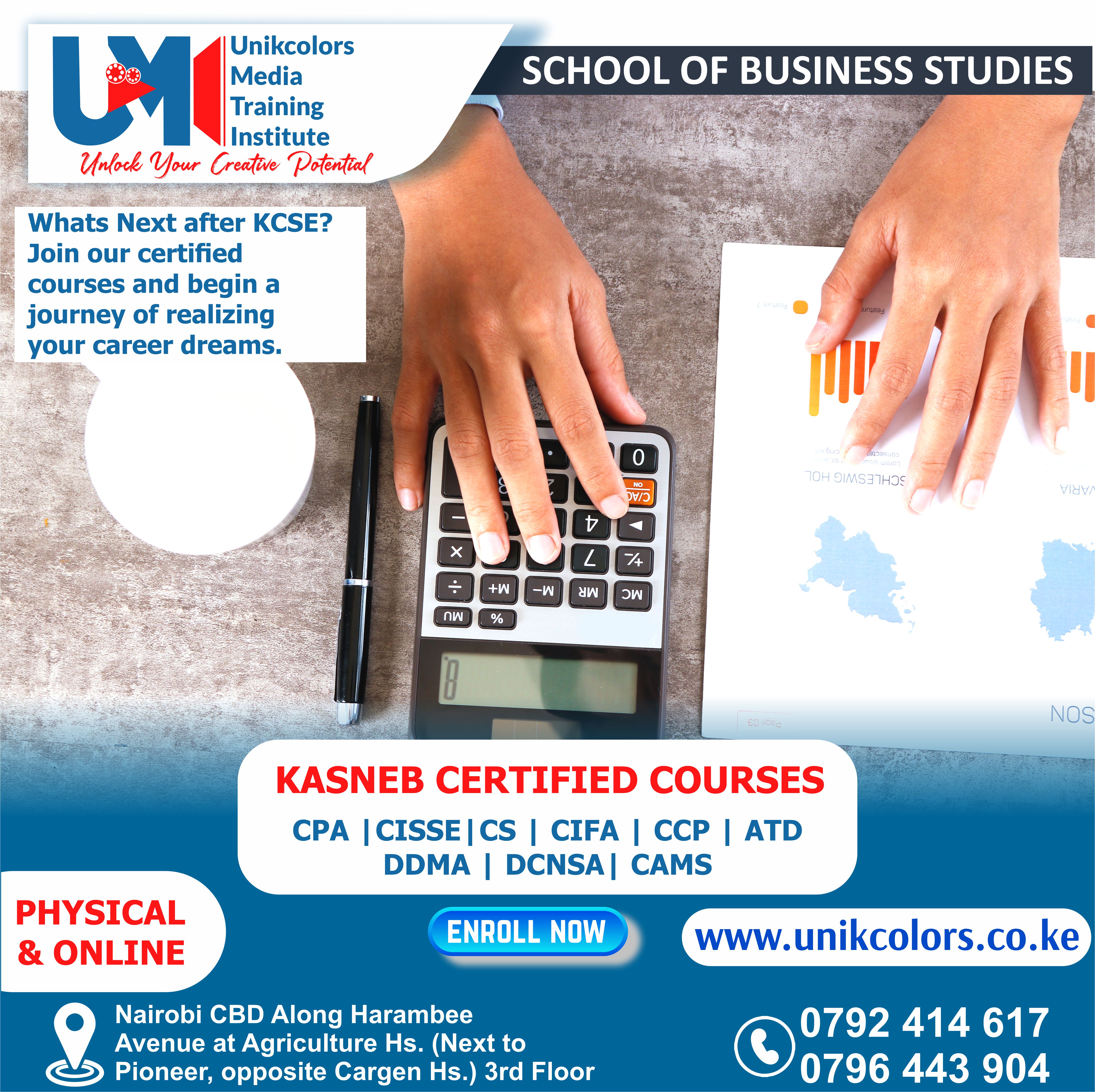 KASNEB CERTIFIED COURSES - CPA | CISSE | CS | CIFA | CCP | DDMA | DCNSA | CAMS
